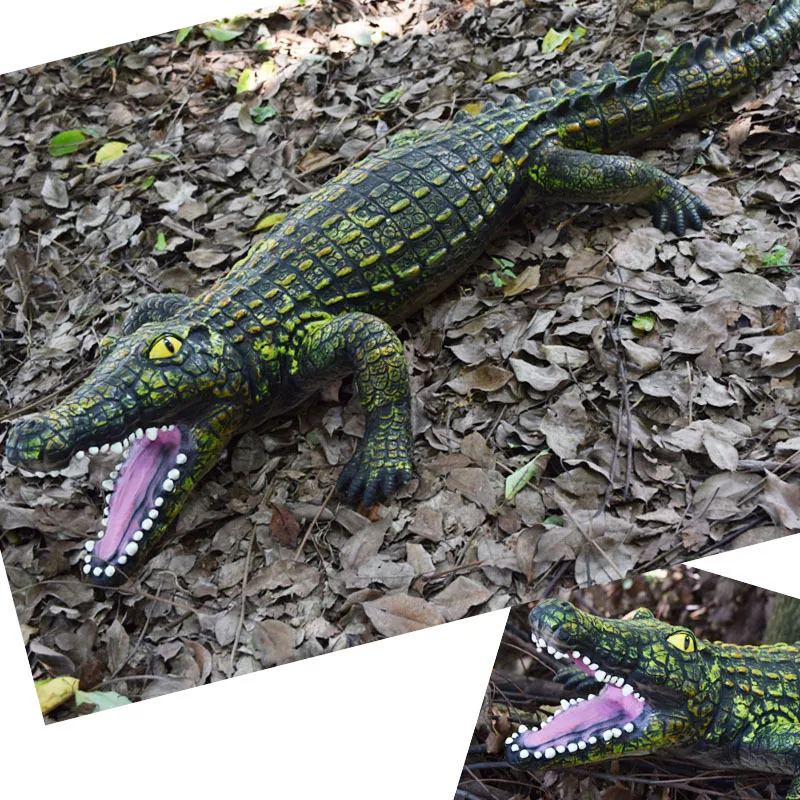 large plastic crocodile toy
