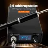 T12-Q19 Soldering Digital Station Electronic Soldering iron OLED 1.3inch Suitable AC/DC power with M8 Metal handle iron tips 5