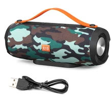 Открытый громкий сабвуфер стерео динамик беспроводной Bluetooth динамик портативный Колонка коробка поддержка TF FM USB для телефона ПК динамик