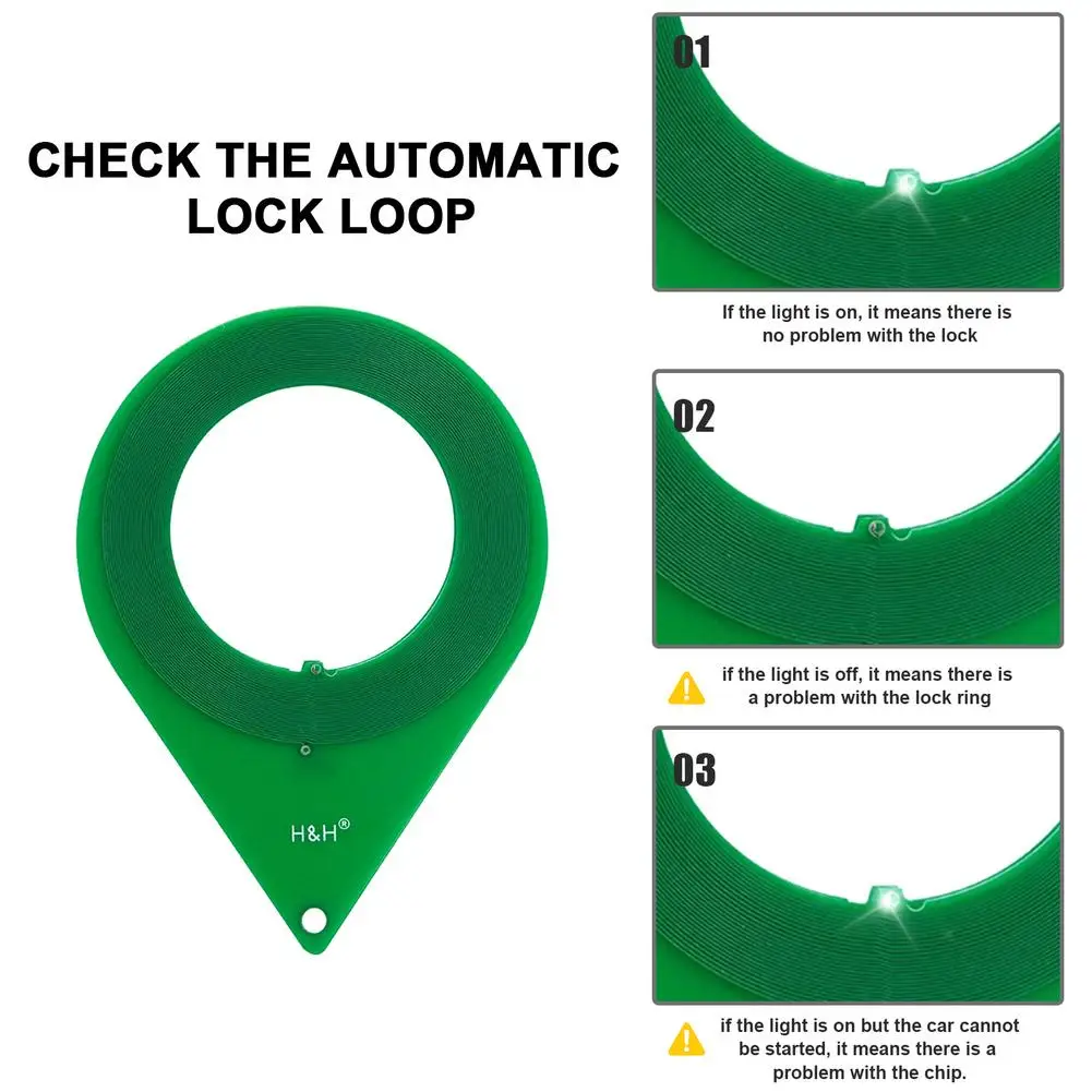 Car Key Test Coil Induction Signal Detection Card Auto Lock for Key Check