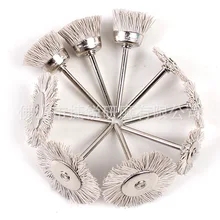 DuPont проволочная щетка мини Polishing полировка цветочной головки абразивная шелковая нейлоновая кисть скульптура из дерева резьбы по корню паз лак