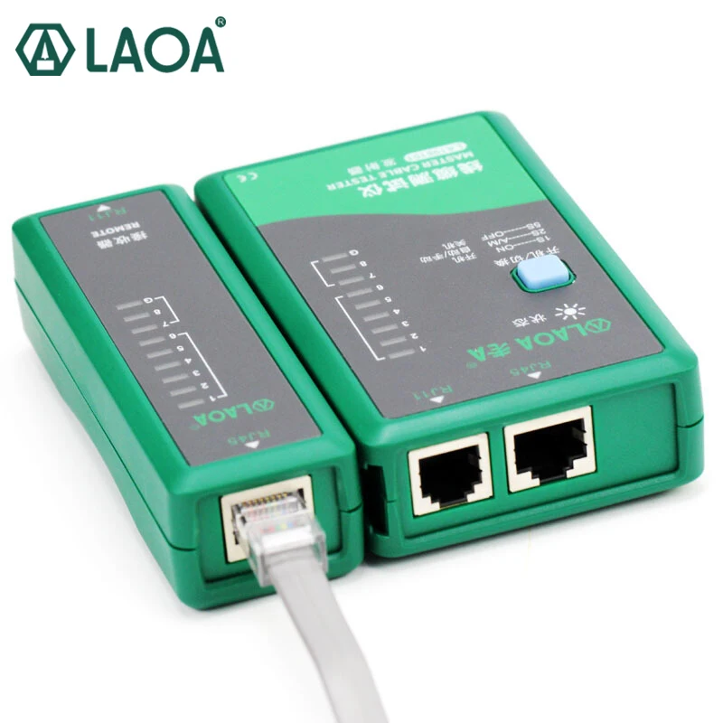 LAOA RJ11/RJ45 Network Tester Cable Testing Telephone line detection