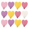 12 Pcs Iron Wall Adhesive Hangers Mounted Heavy Duty Clothes Hangers Heart Shaped Adhesive Hangers Coat Heavy Duty Clothes 1