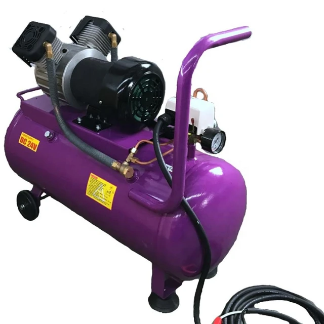 Twin Stack Small Portable Reciprocating Compressor 2 hp