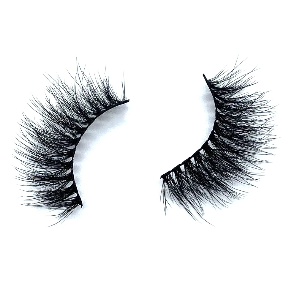 

3D mink lashes natural handmade volume soft false lashes long crisscross eyelash extension resuable mink eyelash makeup EP20
