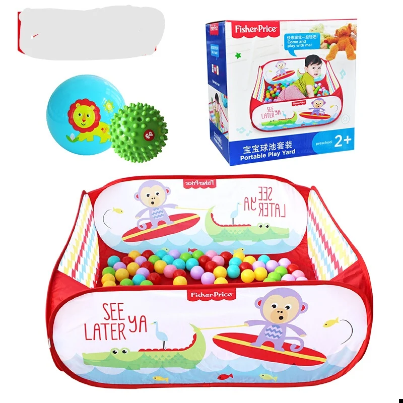 Baby Playpen baby ball pool with 100 pieces balls cabane enfant baby fence piscina de bolas CE 3C barrera piscine a balle sale