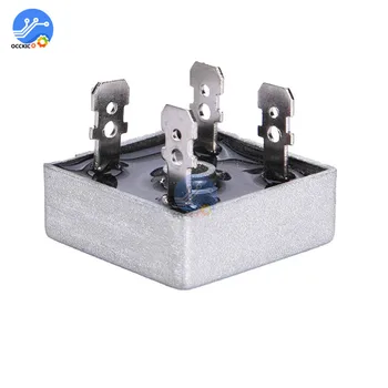 

1Pcs 50A 1000V Metal Case Single Phases Diode Bridge Rectifier KBPC5010 AL