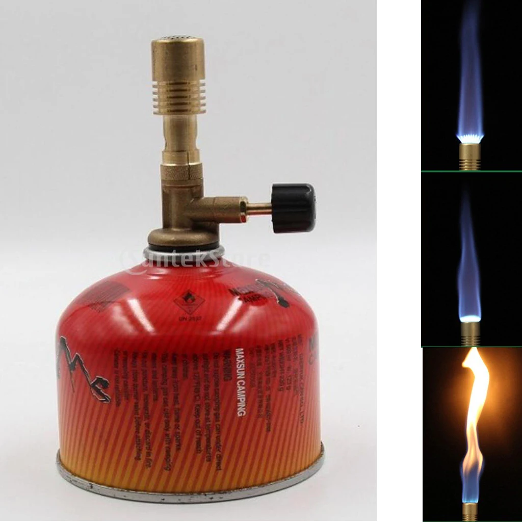 Portable Porpane Gas Bunsen Burner For Camping Outdoor  Lab Medicine