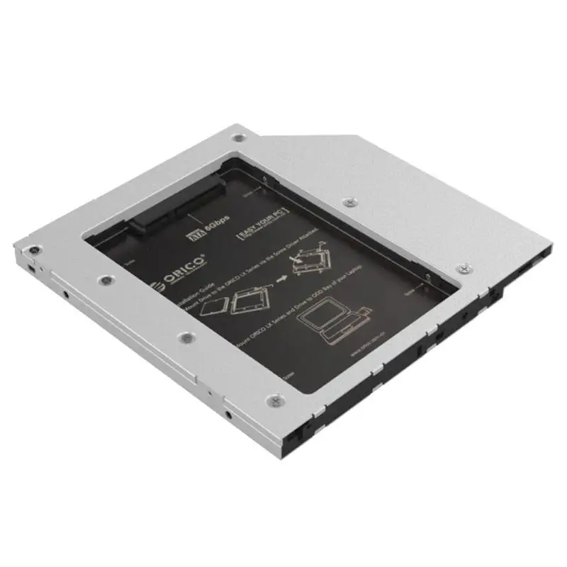 ORICO L95SS Универсальный 2,5 дюймовый HDD чехол SATA3.0 HDD SSD жесткий диск Caddy Поддержка 5 мм/7 мм/9,5 мм для ПК ноутбуков
