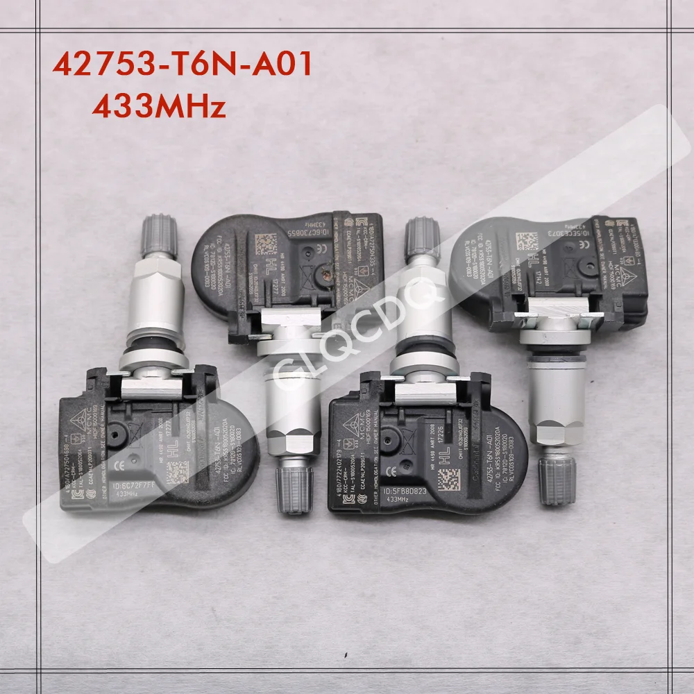 Датчик давления в шинах для HONDA TPMS датчики 433 МГц 42753-T6N-A01 42753-TG7-A51 2018 2019 2021 |