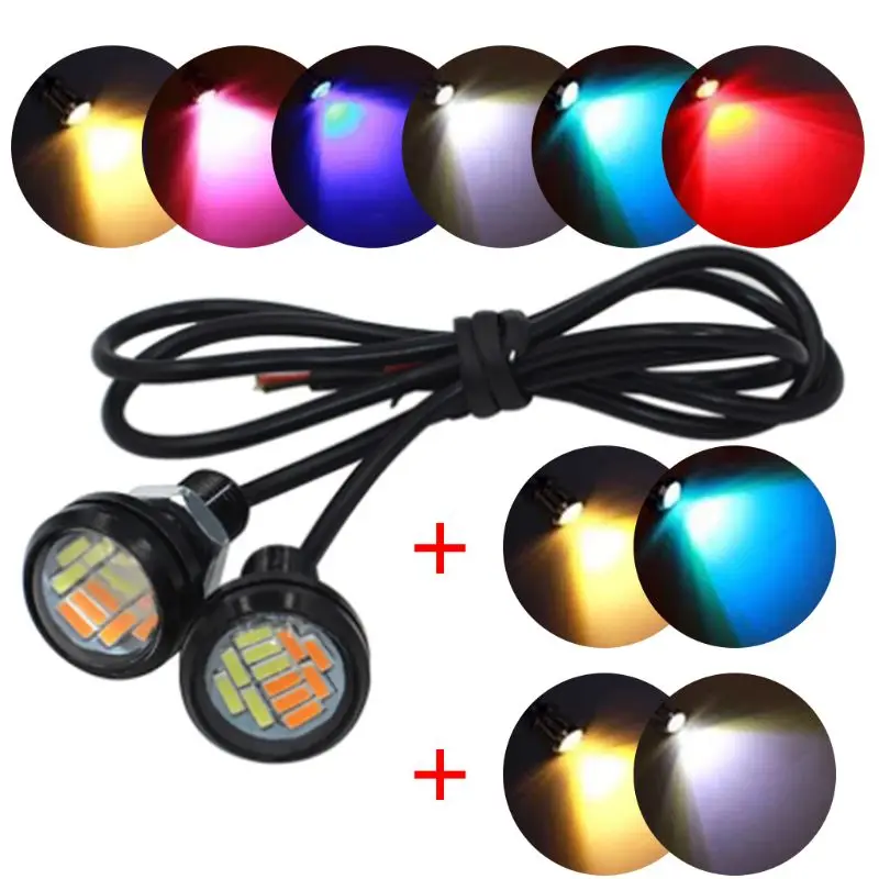 

2X Car LED Eagle Eye Bulb12SMD 23MM Daytime Running Lights Reversing Signal Lamp