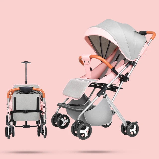 $US $67.00  Light Protable Simple Folding Stroller Mini Pocket Umbrella Cart Can Sit and Lay Child Stroller Bab