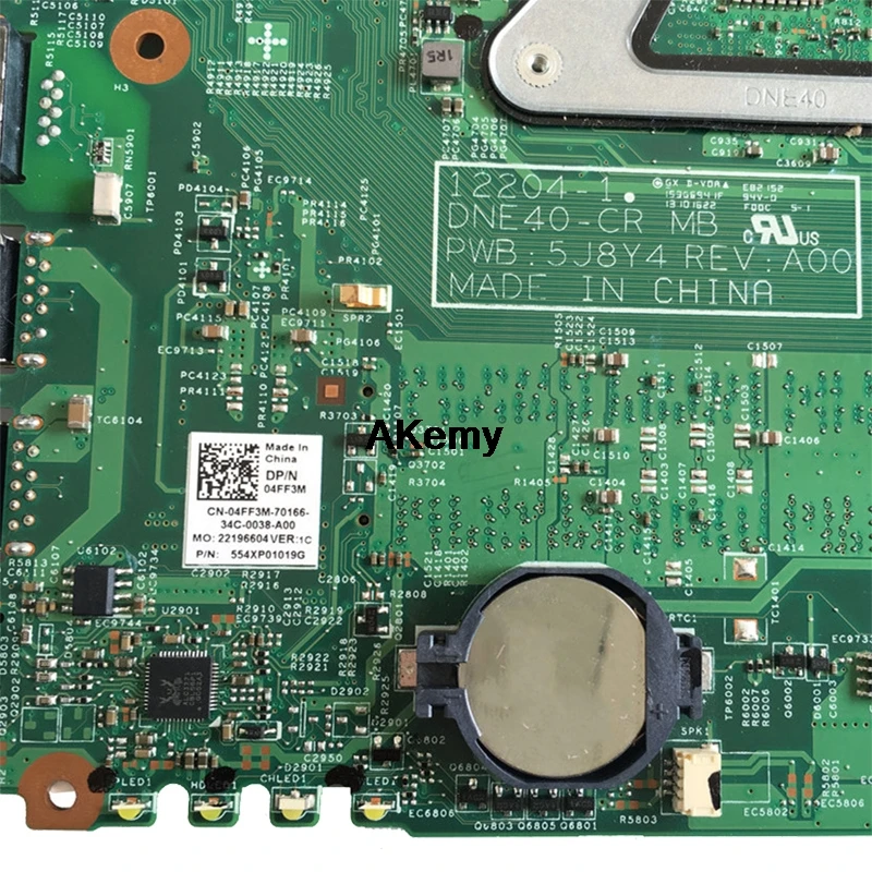 12204-1 Материнская плата для ноутбука Dell Vostro-2421 Inspiron-3421 5421 оригинальная материнская плата I7 процессор GT625M видеокарта 4 памяти