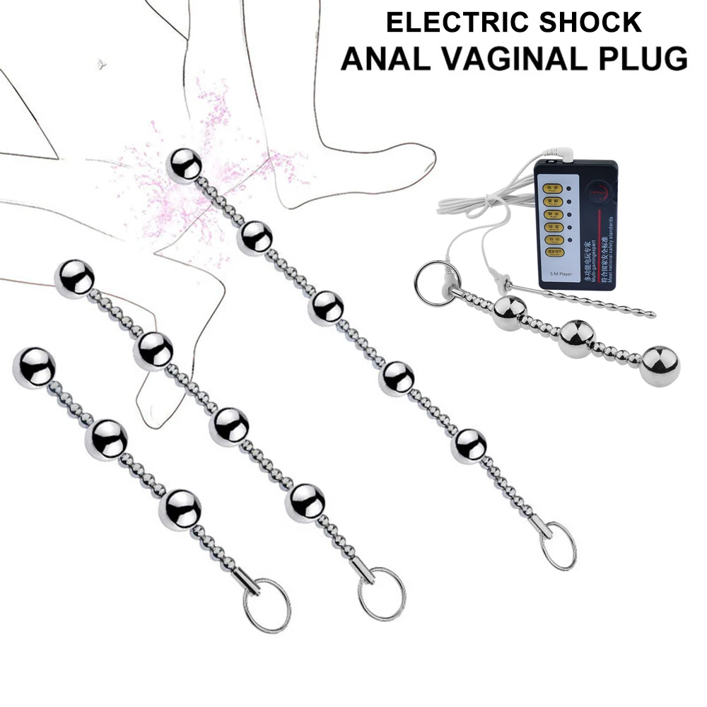 Анальная пробка с импульсным электрическим током, Анальная пробка, фаллоимитатор, вибратор, анальная пробка для БДСМ, Стимулятор точки G и простаты, инструмент для секса для пар | AliExpress