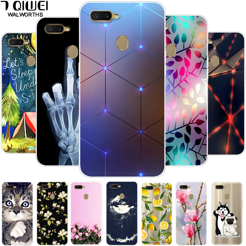 

For OPPO AX7 Case 6.2'' Silicone Soft Phone Case For OPPO A7 OPPOA7 CPH1901 Case TPU Clear For OPPO A5S AX5S A7 A 7 ax7 a x7