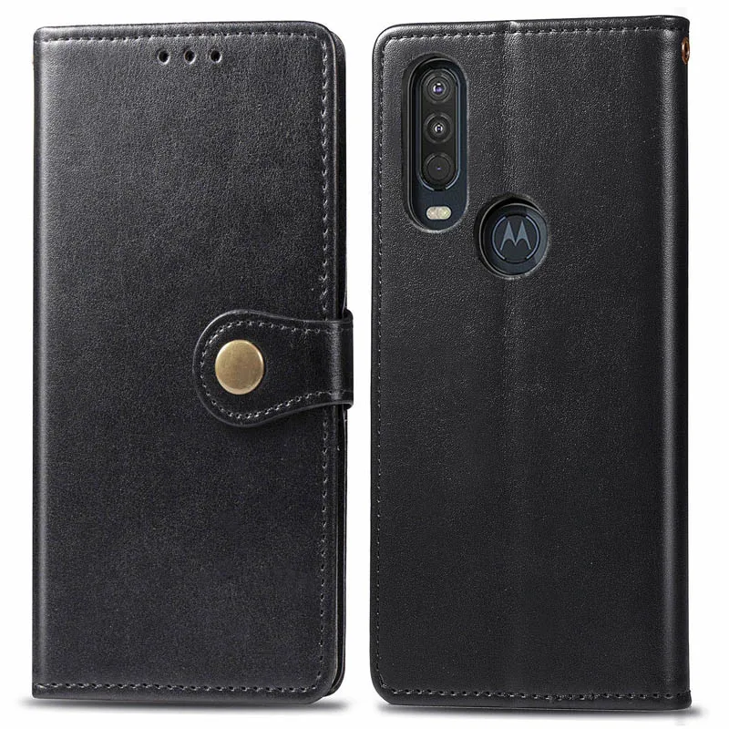 Чехол для Moto One Action чехол Motorola из искусственной кожи магнитный откидной MOTO