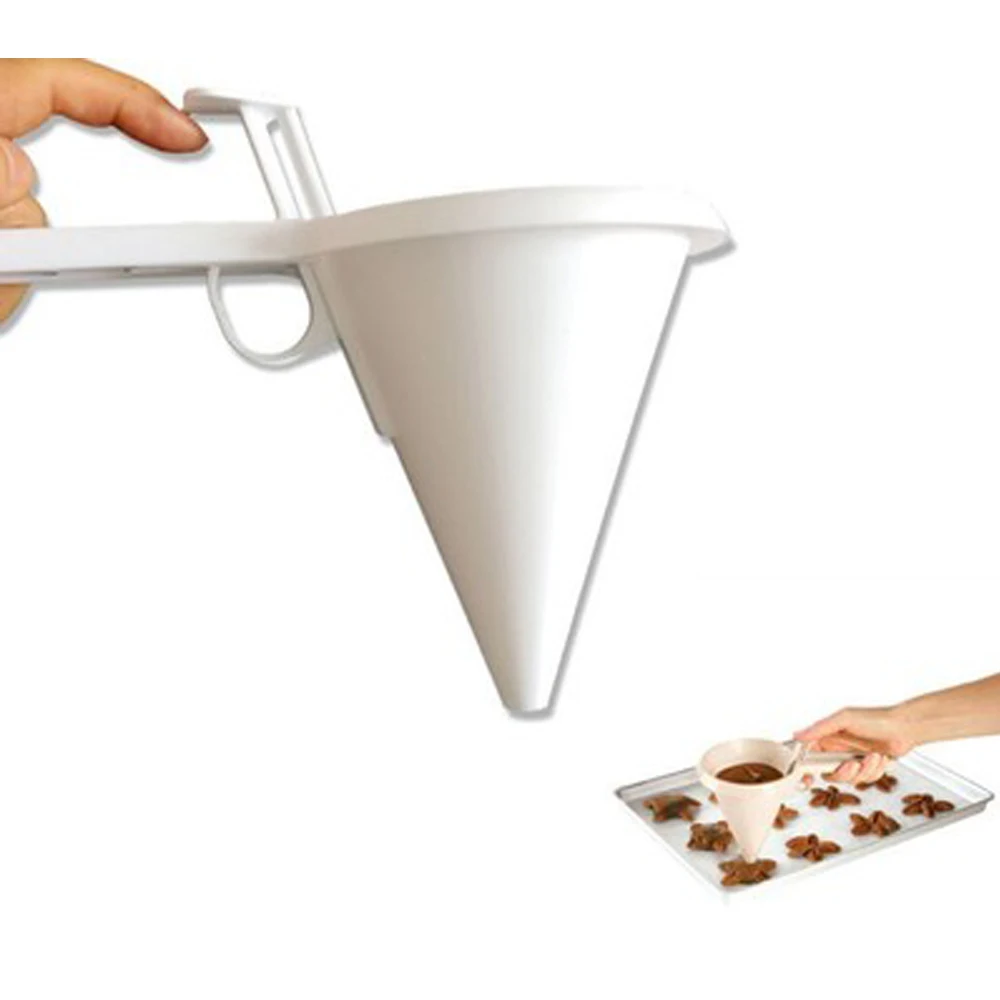 

Icing Candy Funnel Chocolate Pastry Batter Dispenser Cream Cookie Cupcake Pancake Baking Tool Muffin Funnel Hand-held Cup