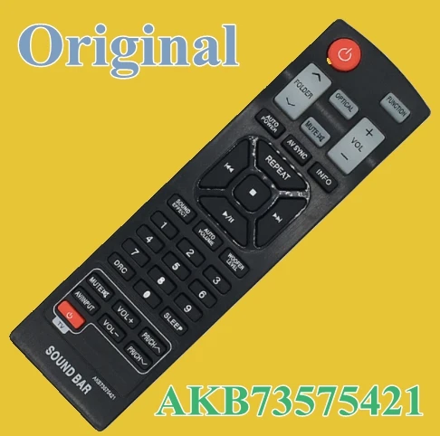 Новый оригинальный пульт дистанционного управления для телевизора LG AKB73575421