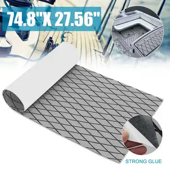 

1900x700mmx6mm Self-Adhesive Foam Teak Decking EVA Foam Marine Flooring Faux Boat Decking Sheet Accessories Marine