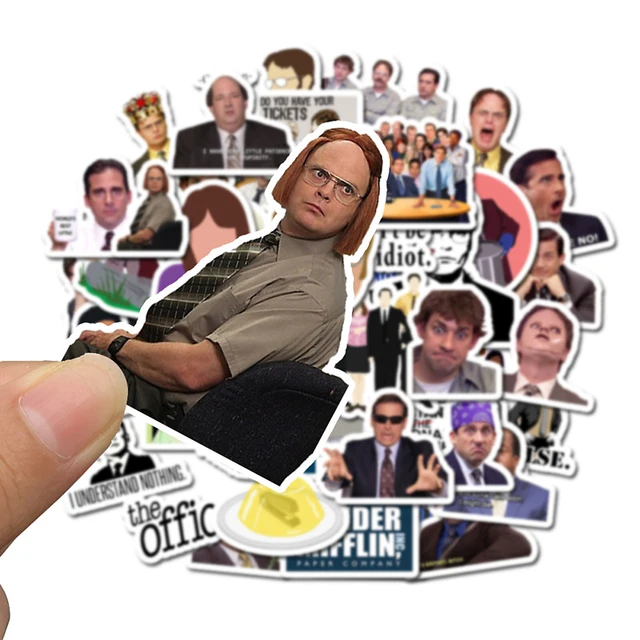 10/30/50pcs Cartoon Classic TV Show The Office Stickers Motorcycle Notebook Computer Car DIY Children Toy Guitar Refrigerator F5 6