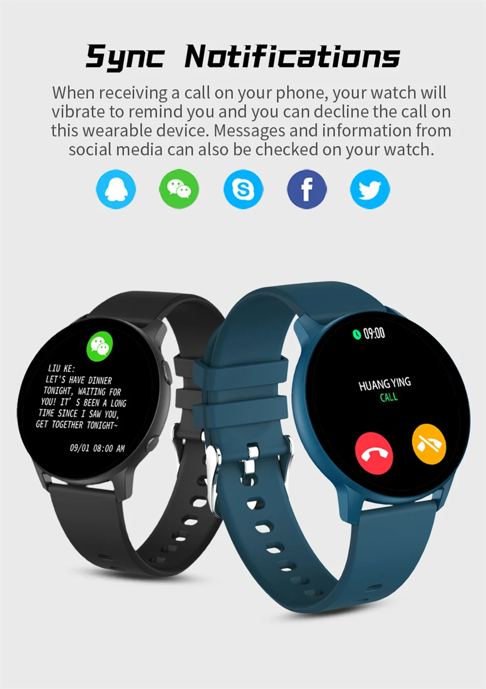 2021 New Ladies Smart Watch Full Touch Screen Sports Fitness watch IP68 waterproof Bluetooth For Android iOS Smartwatch Women