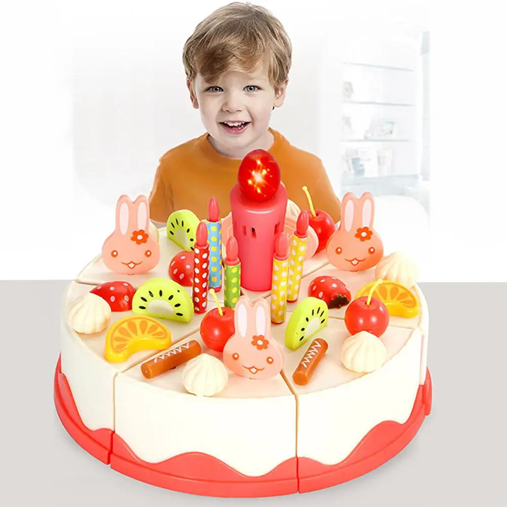 Kuulee большой ролевой игры моделирование торт игрушка с светильник Музыка для детей мальчиков и девочек