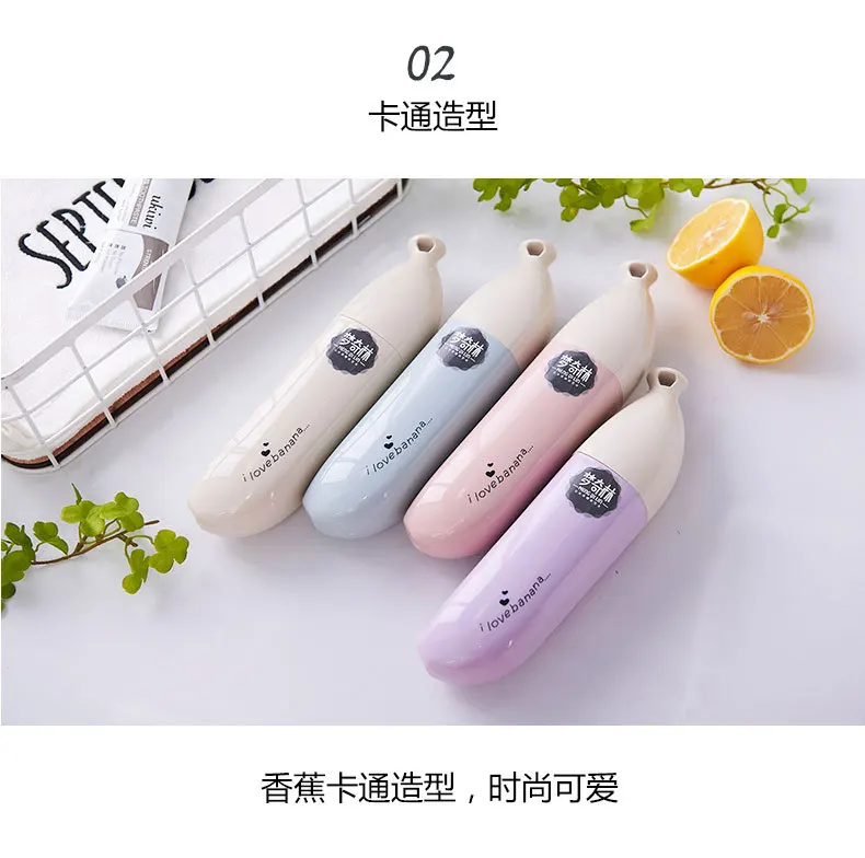 Was Toothbrush Toothpaste Box Portable Small Powder with Lid Tooth Mug Cup South Korea European Style Top Grade