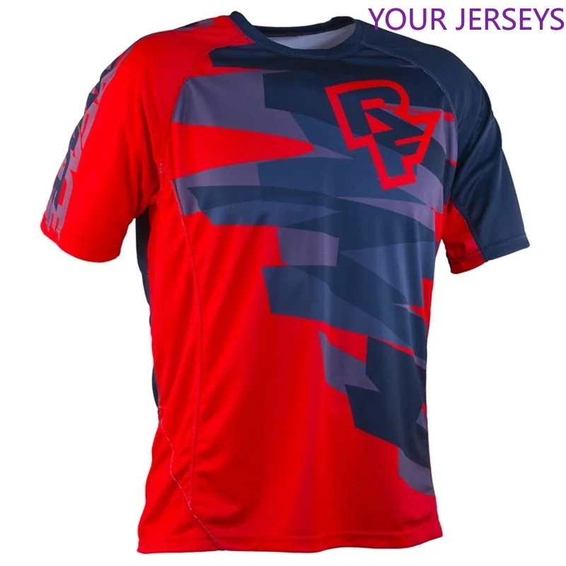 

2020 red yellow enduro cycling motocross bmx racing jerseys summer short sleeve mtb bike downhill dh t-shirt hot sale FXR DH