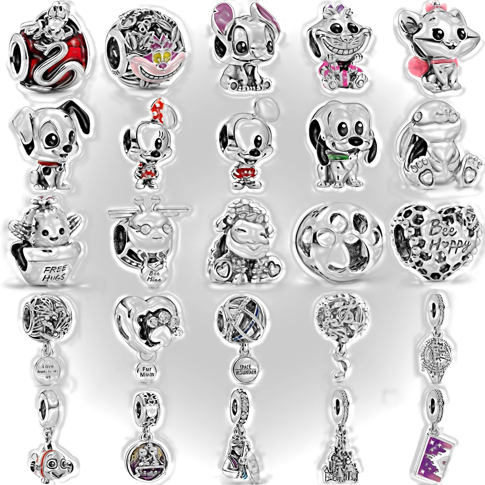 NEW 2020 100% 925 Sterling Silver Spring Collection Mulan Mushu Parks Dangle Charm Fit Diy Women Original Bracelet Jewelry Gift NEW 2020 100% 925 Sterling Silver Spring Collection Mulan Mushu Parks Dangle Charm Fit Diy Women Original Bracelet Jewelry Gift