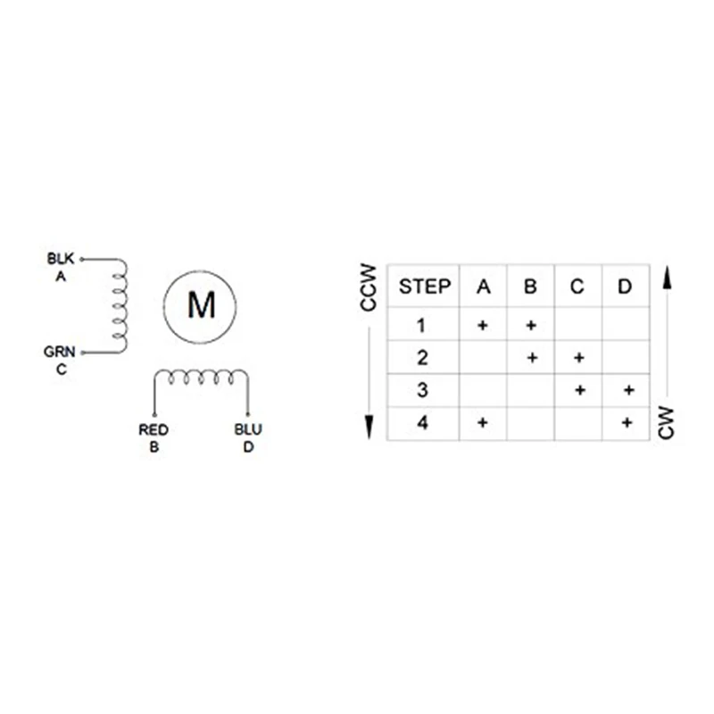 Шаговый двигатель Nema 17 48 мм электродвигатель Nema17 42bygh 2A 4 Lead (17Hs19 2004S1) кабель 1 м для