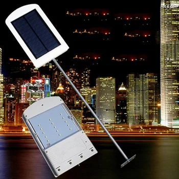 

Rechargeable Solar Power Panel Lamp LED Outdoor Street Wall Street Lamp Light