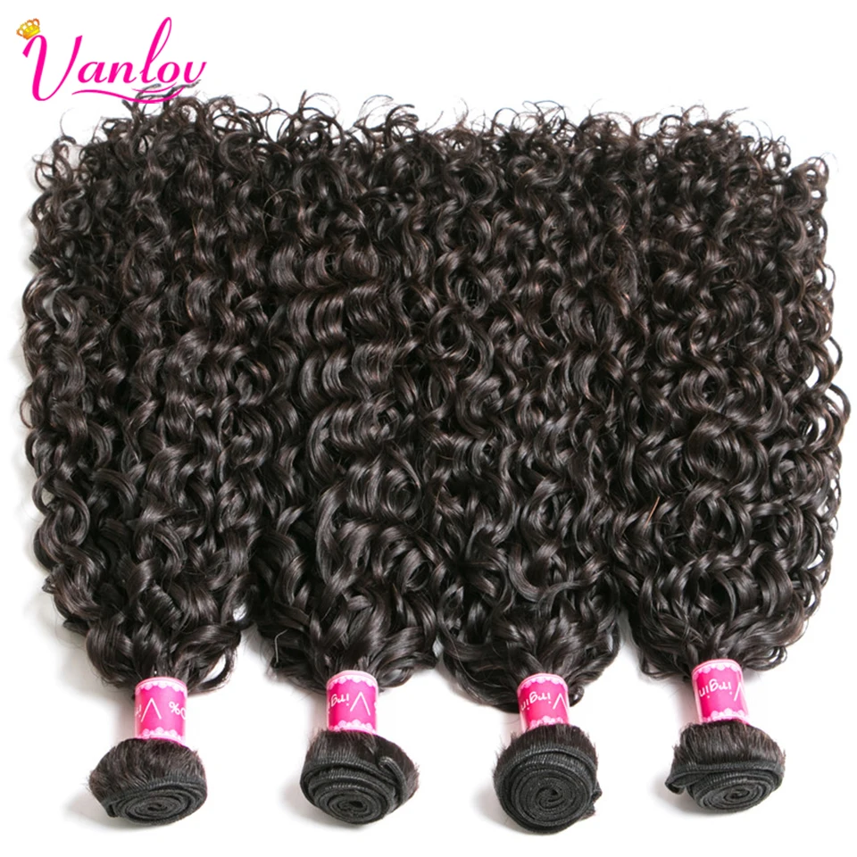 Vallbest Indian Human Hair Body Wave 4 Bundles Remy Natural Weave Hair Extension Jet Black & Natural Black No Shedding No Tangle (4)