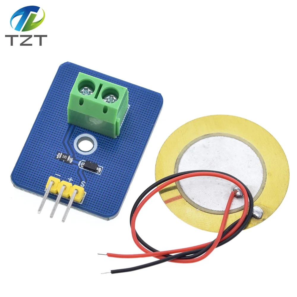 DIY KIT 3 V/5V Керамический пьезо модуль датчика вибрации аналоговый контроллер