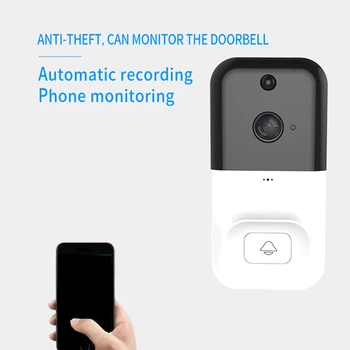

New X5 smart wifi doorbell automatic recording phone monitoring wireless doorbell