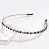 Navy Hair hoop