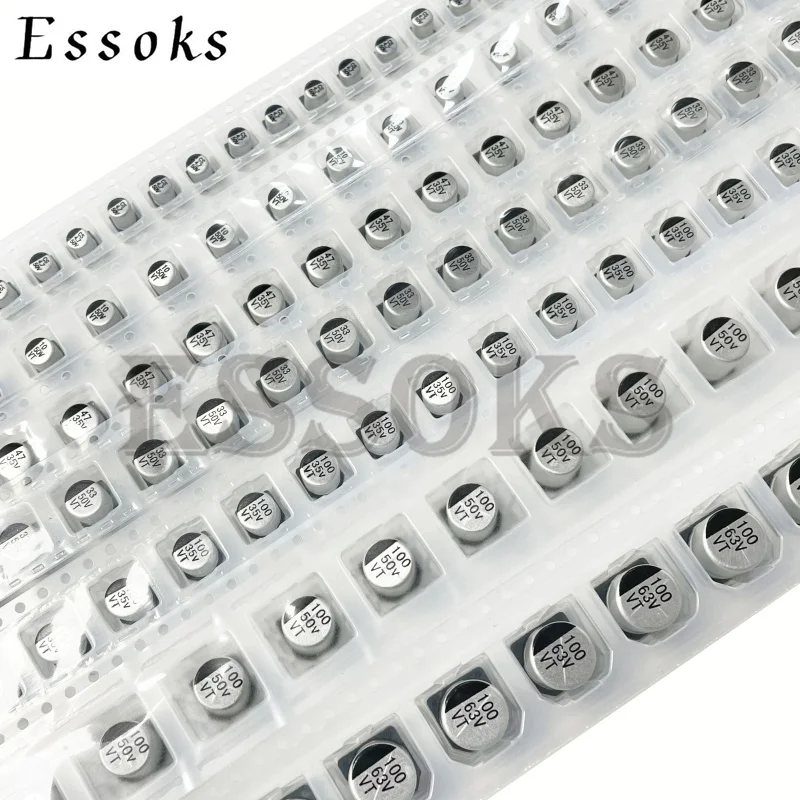 20pcs SMD Electrolytic capacitor aluminum 6.3V 10V 16V 25V 35V 50V 63V 100V 1UF 2.2UF 4.7UF 10UF 47UF 100UF 220UF 330UF 470UF electrolytic capacitor smd capacitor