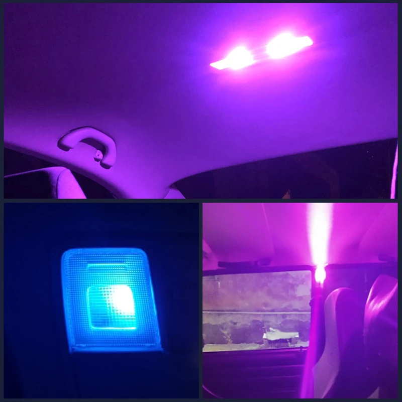 1x Festoon C5W led C10W Canbus 31/36/39/41 мм Внутреннее освещение без ошибок 2835 SMD номерной знак