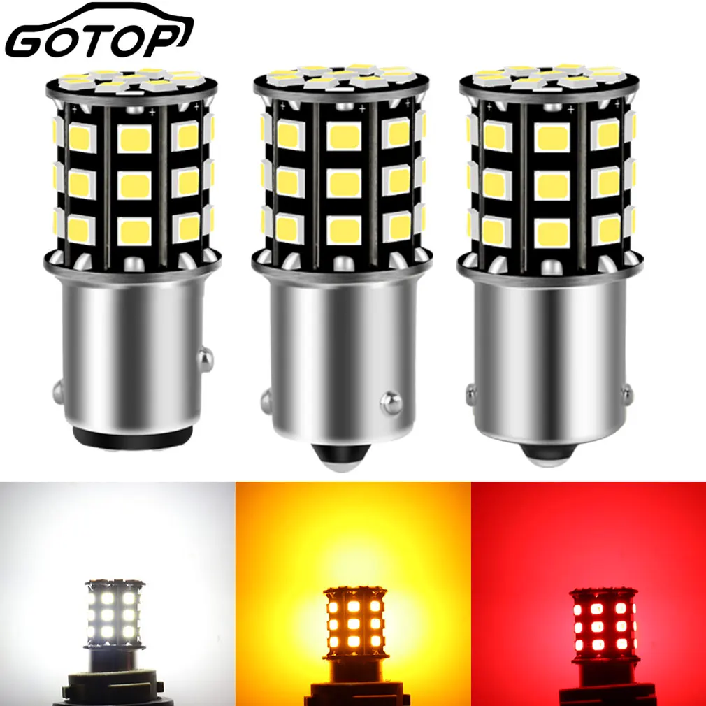 1 Pz 1156 Ba15S P21W Led Bau15S Py21W 1157 Bay15D P21/5W Lampadina A Led T20 7440 W21W 7443 W21/5W Lampada A Led Indicatore Di Direzione Auto 12V