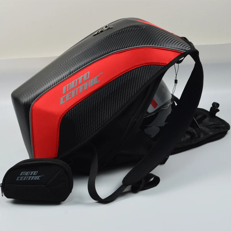 Mochila para motocicleta para hombre, bolsa impermeable para casco de Moto, Maleta de viaje, bolsa de tanque de para Moto, color negro| | - AliExpress