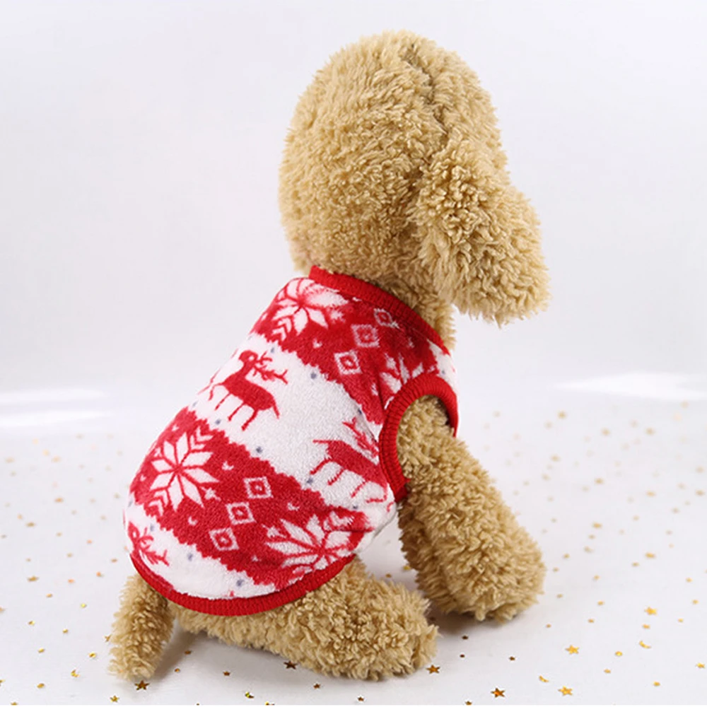 Рождественская Одежда для собак Зимний щенок теплое пальто толстовка Санта Клаус Костюм для собаки щенок комбинезон одежда - Цвет: D(style 3)