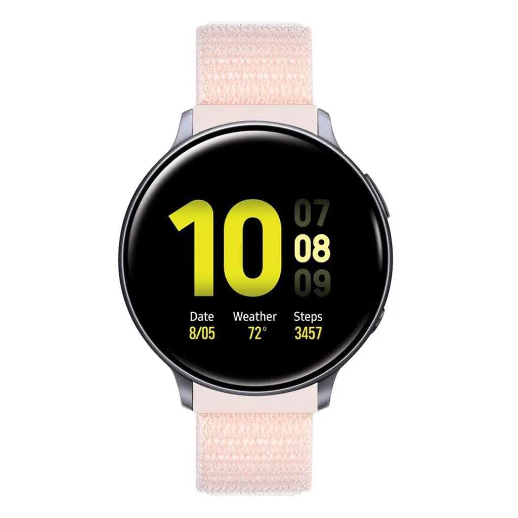 Нейлоновый ремешок для samsung Active 2 Watch 44 мм, ремешок для умных часов, сменный ремешок для мужских Т-часов, ремешок для спортивных часов, браслет для женщин и мужчин, 19 октября