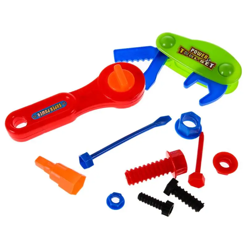 34 инструменты для индивидуальных косметических средств игрушки Пластиковые маскарадные платья строительные инструменты аксессуары для маленьких детей забавные Ранние развивающие красочные ремонтные игрушки