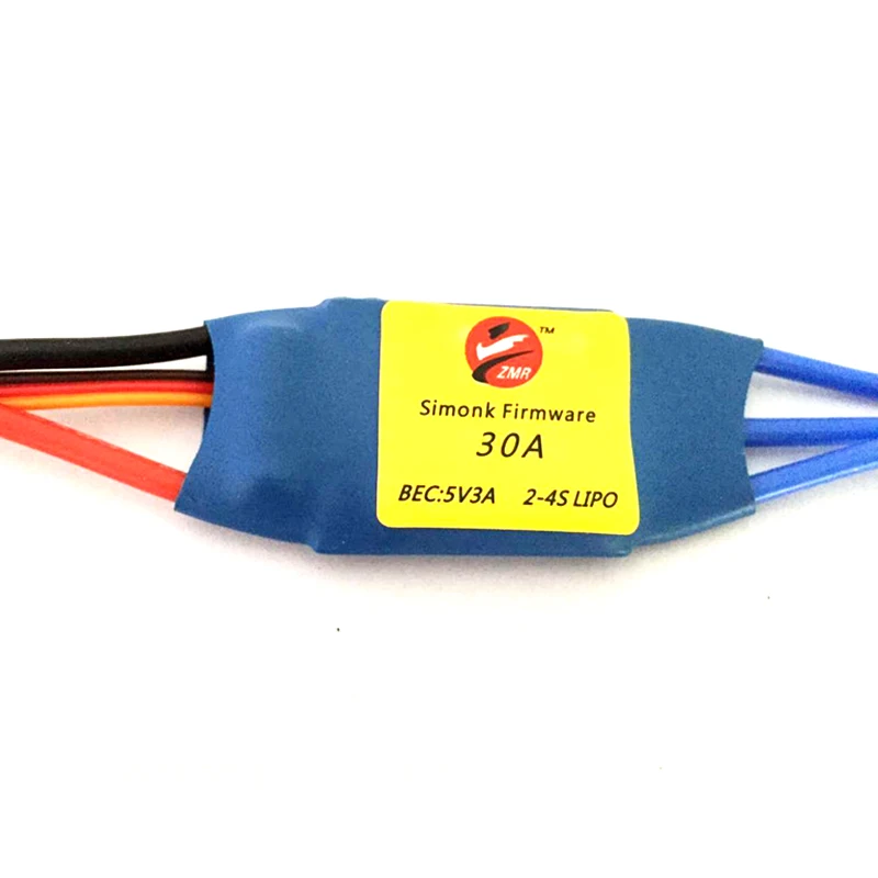 ZMR SimonK прошивка 20A 30A 40A 5V3A бесщеточный ESC электрический регулятор скорости 2-4S LIPO