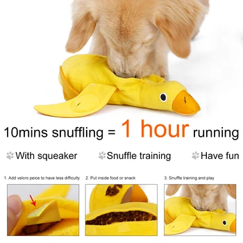 

Toys for Animals Style Dog Sniffing Sniff Shape Duck Toy Wool Macia Handmade Training Toy Interactive Toy