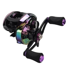 

AI-SHOUYU 2022 New Baitcasting Fishing Reel 7.3:1 High Speed Bait Casting Fishing Reel Colorful For Fresh/Sea Water 8kg 213g