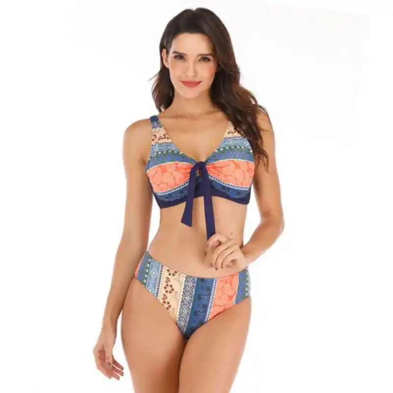 B ヨーロッパとアメリカの水着ボヘミアンセクシーなビキニプラスサイズの印刷ツーピース水着 ボディスーツ Aliexpress