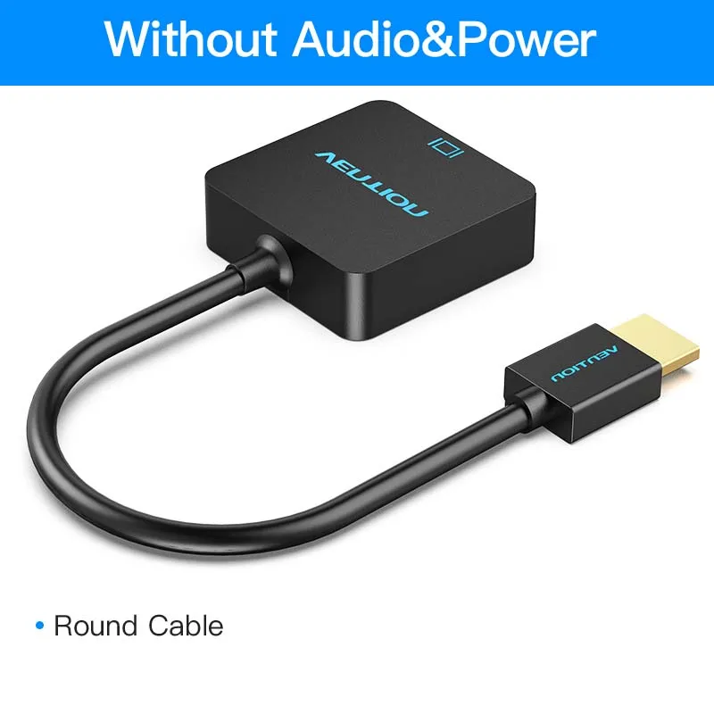 Vention HDMI к VGA PS4 адаптер HDMI Мужской к VGA Женский конвертер цифровой аналоговые аудио и видео преобразования для Xbox tv - Цвет: Model B-ACP