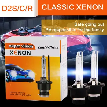 

1 Pair Xenon Car Lamp Bulbs 6000K Super Bright Headlight Fog Light Xenon Bulb Light Waterproof Automobiles Lamp