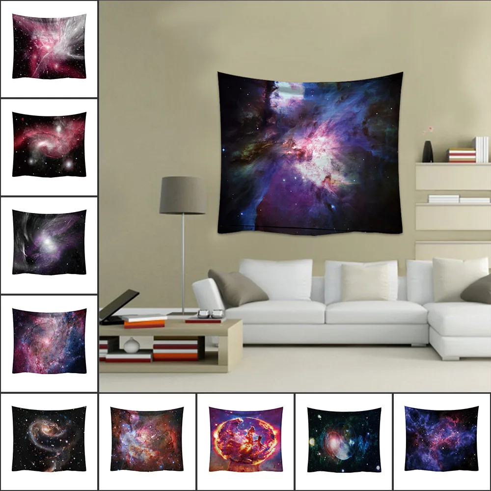 

3D Galaxy Psychedelic Wall Tapestry Planet Space Custom Tapestry Hanging Polyester Boho Decorations High Quality Wall Hanging