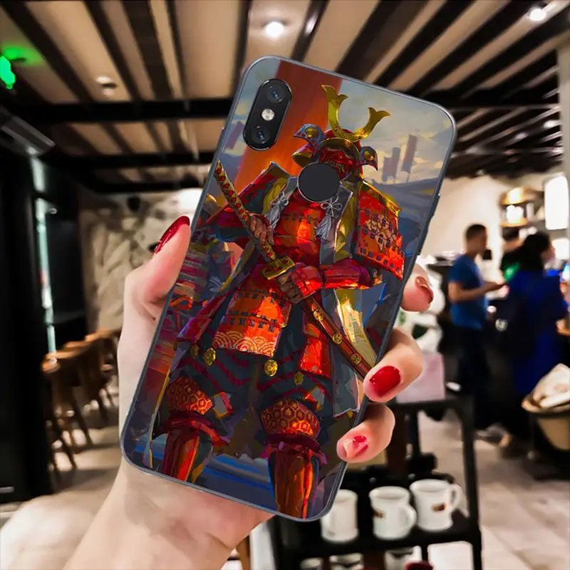 Japanese samurai oni mask